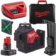 3x360° 12V krížový čiarový laser Milwaukee M12 3PL-401C