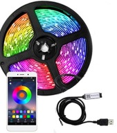 RGB LED PÁSEK LED DIÓDY USB BLUETOOTH PÁS