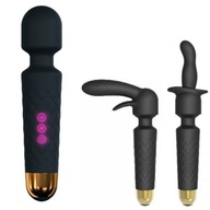 Anal Wand Vibrator 3v1 Dildo 20 funkcií