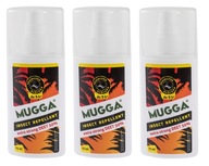 SET 3 x Mugga Strong 50% DEET 75 ml repelent proti komárom a kliešťom