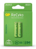 GP ReCyko AAA batérie 850mAh 2 ks.