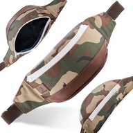 Priestranný pánsky opasok Camo Waist Bag