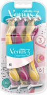 Gillette Venus 3 Dragonfruit, jednorazové žiletky, 6 kusov