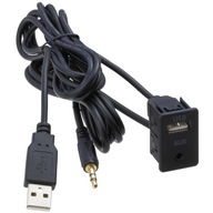 USB AUX JACK 3,5mm PREdlžovací kábel 1,5m