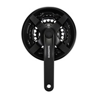 3-rýchlostné kľuky Shimano FC-TY301 čierne 48/38/28T/170 mm