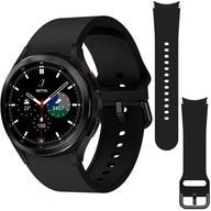 Čierny silikónový remienok pre hodinky GALAXY WATCH 4 Classic