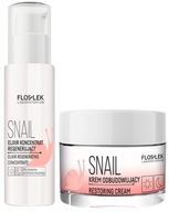 FLOS-LEK Set SNAIL Elixír + REGENERAČNÝ krém 30ml + 50ml