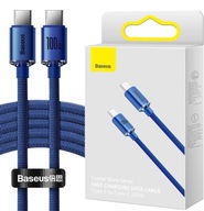 PD KÁBLE USB-C - USB-C 2m 100W 5A Type C Baseus