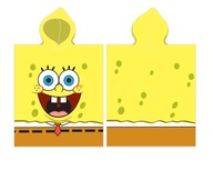 PONČO 50x100 KAPUČKA SPONGEBOB PONCHO 01