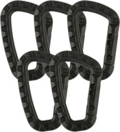 M-Tac Carabiner Black Set 5 kusov