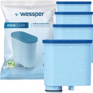 4x FILTER WESSPER AquaClear pre kávovar Philips Latte Go Saeco AquaClean