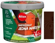 ALTAX IMPREGNÁCIA JEDNA VRSTVA NA ZÁHRADNÉ DREVO HNEDÁ 4,5L