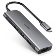 UGREEN HUB USB-C - 3xUSB 3.0, USB-C PD 100W, HDMI