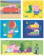 Puzzle 10v1 Peppa Pig super farby CL20271