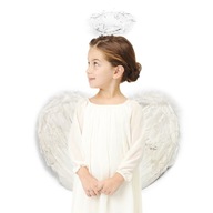 Anjelský kostým JEDNORÁZOVÉ Angel WINGS + HALO