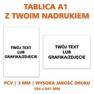 PVC DOSKA veľkosti A1 - VAŠA TLAČ! | KVALITA!