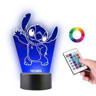 Nočná lampa Lilo and Stitch 16 farieb LED PLEXIDO