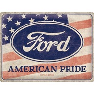 Vývesná tabuľa s logom Ford American Pride 30x40cm Rec