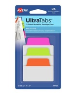 Indexovacie karty Ultra Tabs 50,8 x 38 neónové 74753 Avery Zweckform