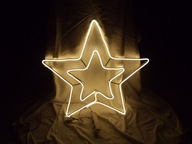 OSVETLENIE STAR LED NEÓNOVÉ LAMPY TEPLO BIELA ​​70cm