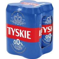 Plechovka na pivo Tyskie nealko 4x500ml