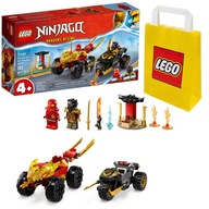 LEGO NINJAGO BLOCKS 71789 KAI RAS V DUEL DARČEK PRE DIEŤA + TAŠKA