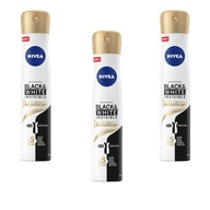 NIVEA Black White Dámsky antiperspirant v spreji 3x200 ml