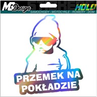 Nálepku na okno PRESS ON BOARD HOLOGRAM