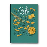 Cestoviny Obrazový plagát Kuchyňa Pasta Bar Obývacia izba 30x40