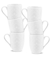 LIKE MARAKÉŠ BIELY 6x HRNČEK 350 ML PORCELÁN