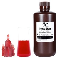 UV NOVA3D Clear Red živica - vzorka 100 g