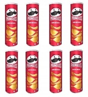 8x 165g PRINGLES Original Salted Crisps box UK