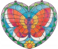 Vitrážové okno s nálepkami BUTTERFLY Melissa & Doug STICKERS Artistic Set 5L+