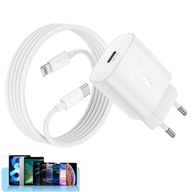 RÝCHLA NABÍJAČKA 25W 2M USB-C PRE IPHONE 13 14 POR