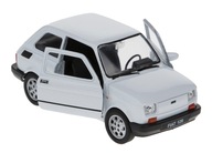 FIAT 126 P KOVOVÝ MODEL WELLY 1:32/39 BIEL