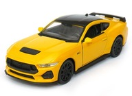 Welly model 2024 Ford Mustang GT 2024 1:34 žltý