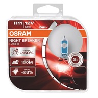 H11 OSRAM NIGHT BREAKER LASER PLUS DUO BOX ŽIAROVKY