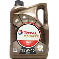 TOTAL QUARTZ 5000 DIESEL 15W-40 5 LITROV