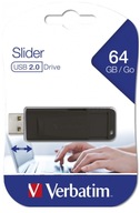 VERBATIM PENDRIVE USB 2.0 Store 'n' Go Slider USB