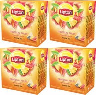 LIPTON čaj TROPICKÉ OVOCIE pyramídy 20 ks x4