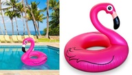 Nafukovací kruh Flamingo Ring 75 cm pre zábavu v bazéne