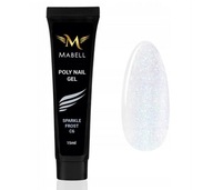 Mabell Poly Nail Gel Akrylový akrylový gél 15g Frost