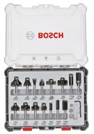 Rukoväť fréz 8 mm, sada 15 ks BOSCH