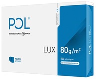 Kopírovací papier Pol lux, A4, trieda B, 161st, 80 g/m2, 500 listov. - 5 ks