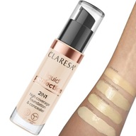 CLARESA 2V1 FOUNDATION CONCEALER 102 WARM MEDIUM 34g