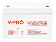 Gélová Vpro Premium 12V 110 Ah VRLA gélová batéria