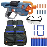 NERF ELITE COMMANDER + ŠÍPKY VESTOVÉ OKULIARE