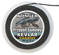 KONGER KEVLAROVÝ NÁSTAVEC NA SUMEC 10M / 150KG ČIERNA