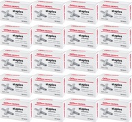 Spony Office Depot 26/6 1000 ks strieborné x 20