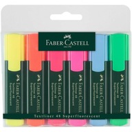 ZVÝRAZŇOVAČE 48 V Púzdre FABER-CASTELL - 6 kusov